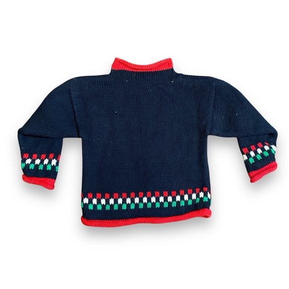 Claver Boys Toddler Knit Roll Hem Train Pullover Sweater Size 2T - Picture 4 of 4
